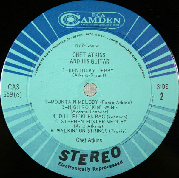 Atkins, Chet - Chet Atkins And His Guitar (VG+) (Vinyl LP)