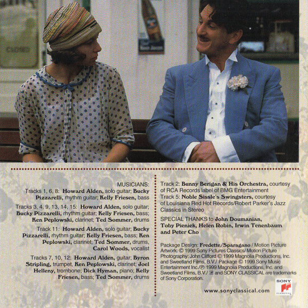 Various - Sweet And Lowdown (Music From The Motion Picture Written And Directed By Woody Allen) (CD, VG+) (Vinyl LP)