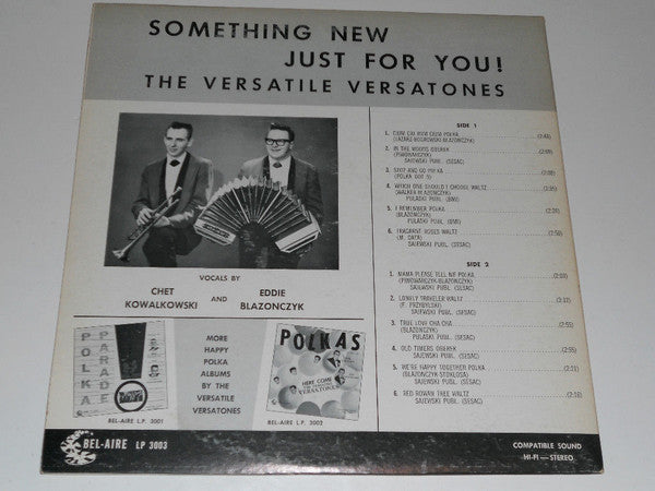 Versatile Versatones - Something New Just For You (G+) (Vinyl LP)