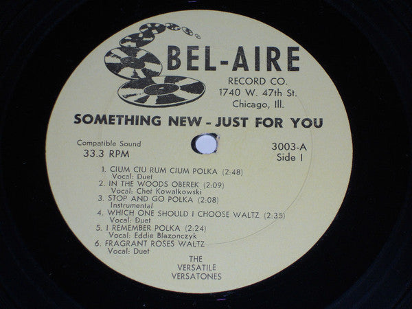 Versatile Versatones - Something New Just For You (G+) (Vinyl LP)