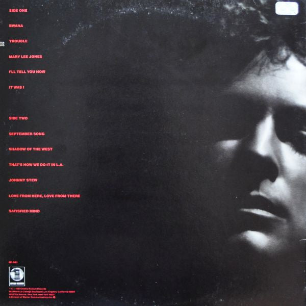 Buckingham, Lindsey - Law And Order (Vinyl, VG+) (Vinyl LP)