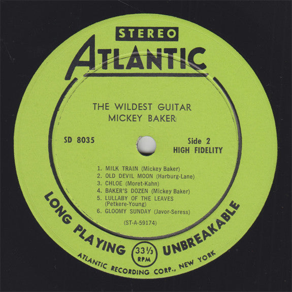 Baker, Mickey- The Wildest Guitar (VG) (Vinyl LP)