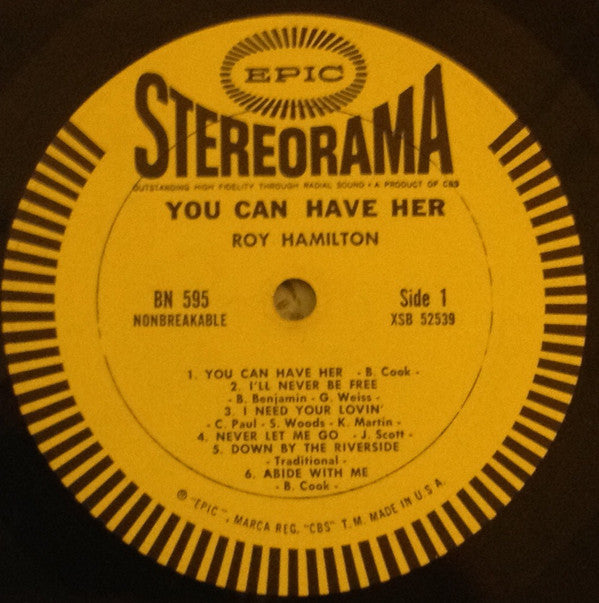 Hamilton, Roy  - You Can Have Her (G+) (Vinyl LP)