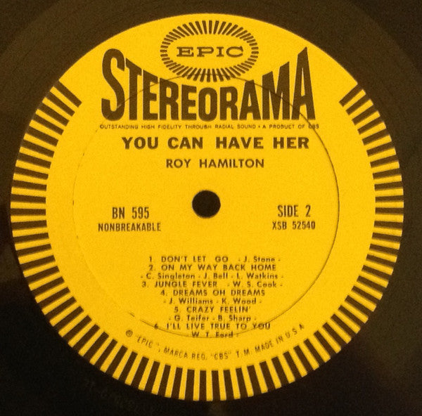Hamilton, Roy  - You Can Have Her (G+) (Vinyl LP)