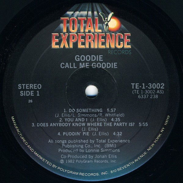 Goodie - Call Me Goodie (VG+) (Vinyl LP)