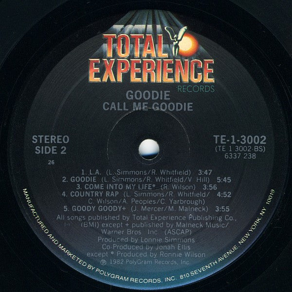 Goodie - Call Me Goodie (VG+) (Vinyl LP)