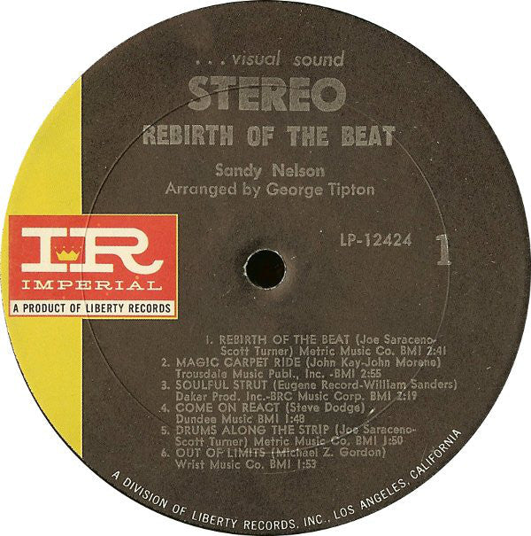 Nelson, Sandy - Rebirth Of The Beat (VG) (Vinyl LP)