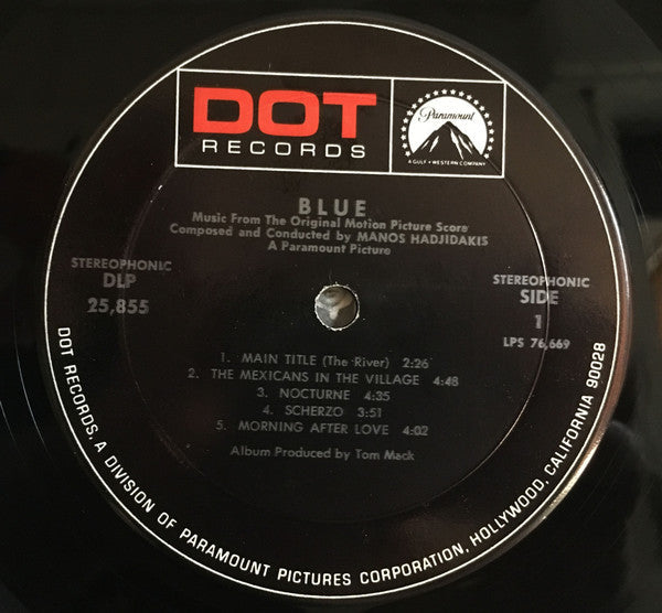 Blue (Music From The Original Motion Picture Score) (VG) (Vinyl LP)