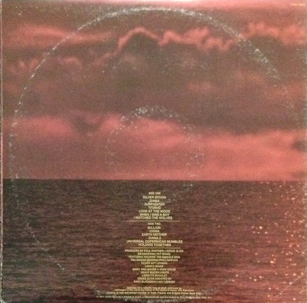 Kantner, Grace Slick - Sunfighter (VG+) (Vinyl LP)