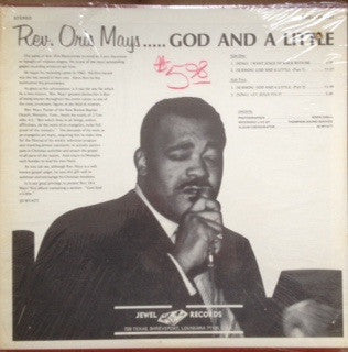 Mays, Rev. Oris - God And A Little (Vinyl, VG) (Vinyl LP)