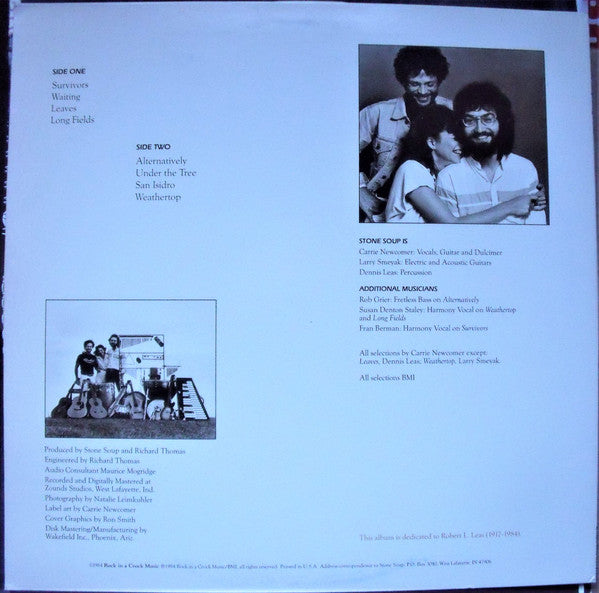 Stone Soup - Long Fields (VG+) (Vinyl LP)