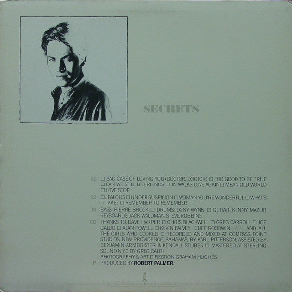 Palmer, Robert - Secrets (Vinyl, VG+) (Vinyl LP)