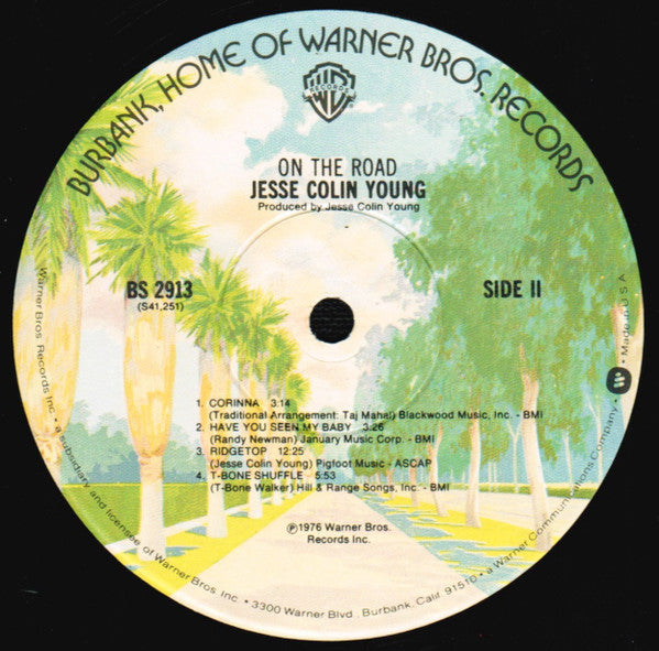 Young, Jesse Colin - On The Road (VG+) (Vinyl LP)