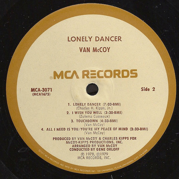 McCoy, Van - Lonely Dancer (VG+) (Vinyl LP)