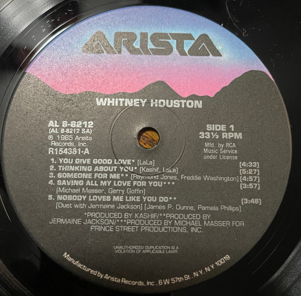 Houston, Whitney - Whitney Houston (Vinyl, VG+) (Vinyl LP)