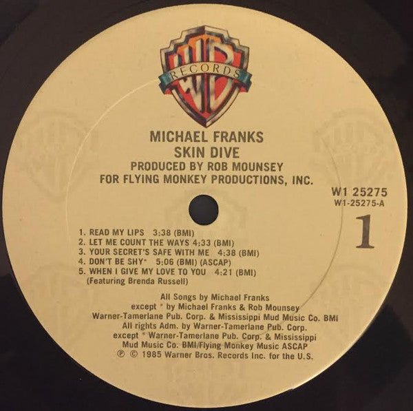 Franks, Michael - Skin Dive (Vinyl, NM or M-) (Vinyl LP)