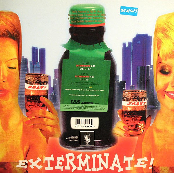 Snap! Featuring Niki Haris - Exterminate! (VG+) (Vinyl LP)