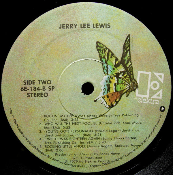 Lewis, Jerry Lee - Jerry Lee Lewis (VG+) (Vinyl LP)