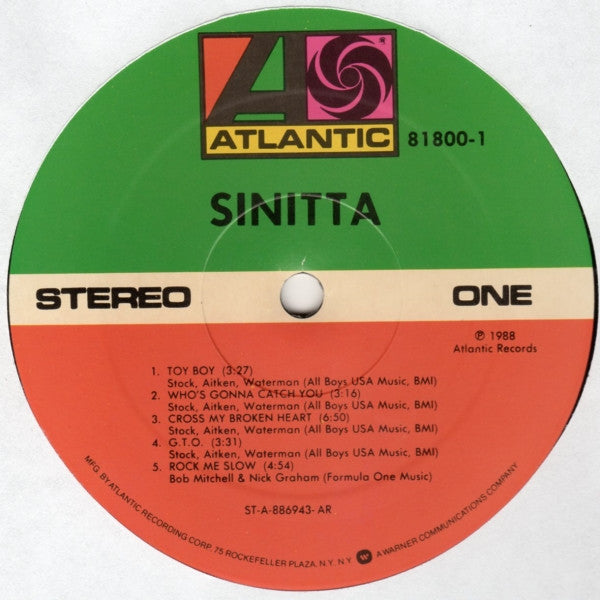 Sinitta - Sinitta (M) (Vinyl LP)