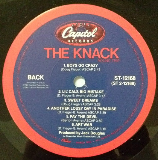 Knack  - Round Trip (VG+) (Vinyl LP)