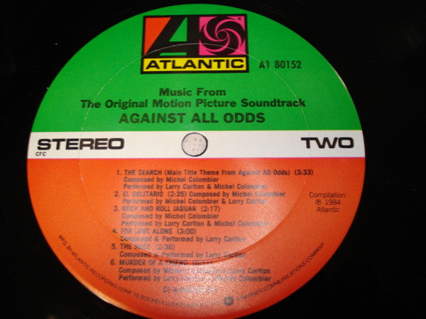 Against All Odds (Music From The Original Motion Picture Soundtrack) (Vinyl, VG+) (Vinyl LP)