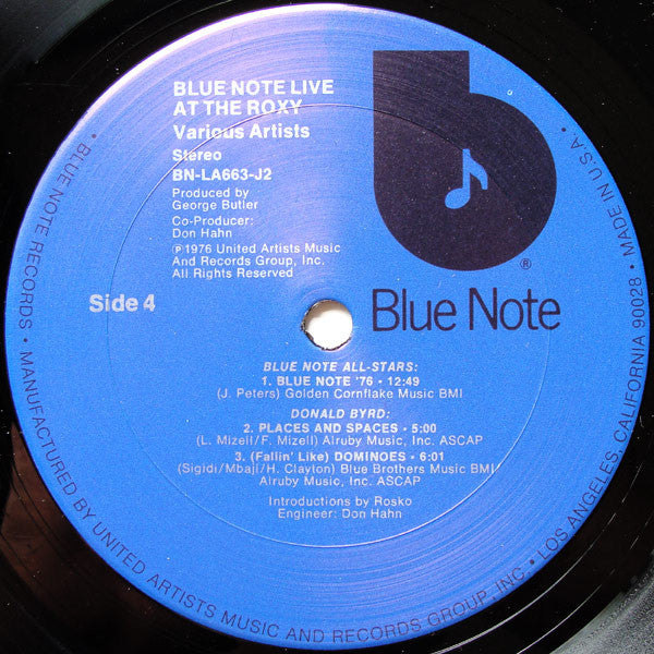 Various - Blue Note Live At The Roxy (Vinyl, NM or M-) (Vinyl LP)
