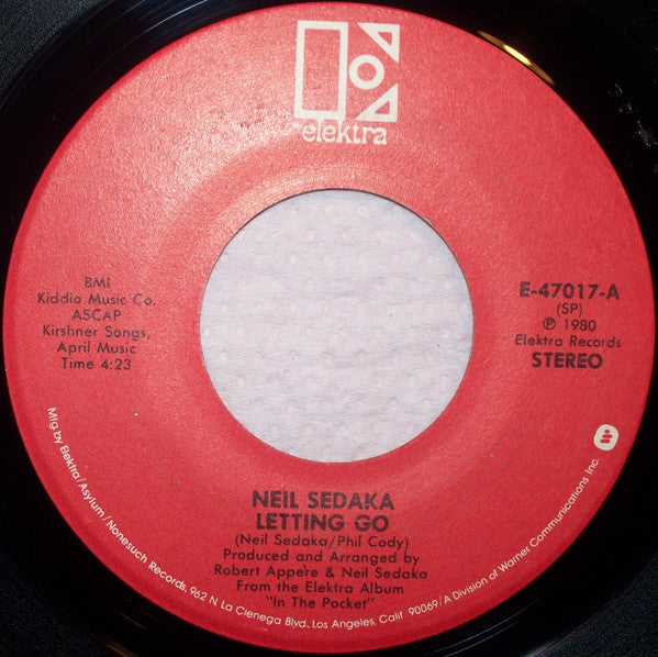 Sedaka, Neil - Letting Go  (VG+) (Vinyl LP)