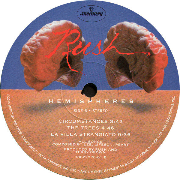 Rush - Hemispheres (Vinyl, VG+) (Vinyl LP)