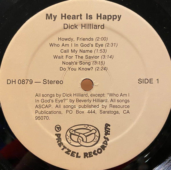 Hilliard, Dick - My Heart Is Happy (VG+) (Vinyl LP)