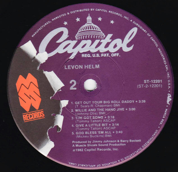 Helm, Levon - Levon Helm (Vinyl, NM or M-) (Vinyl LP)