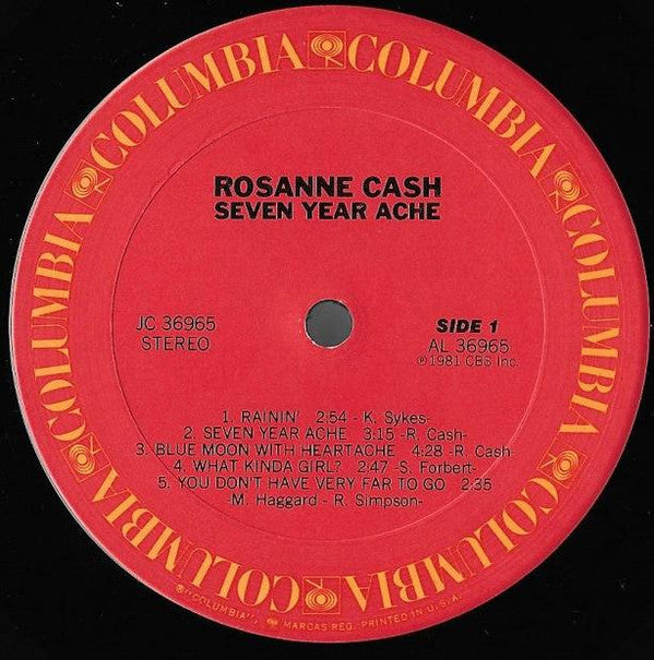 Cash, Rosanne - Seven Year Ache (Vinyl, VG+) (Vinyl LP)