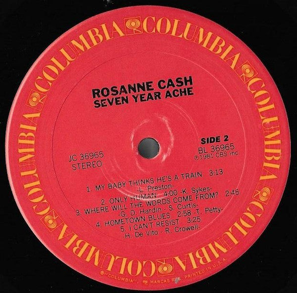 Cash, Rosanne - Seven Year Ache (Vinyl, VG+) (Vinyl LP)