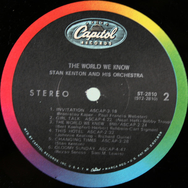 Kenton, Stan And His Orchestra - The World We Know (Vinyl, G+) (Vinyl LP)