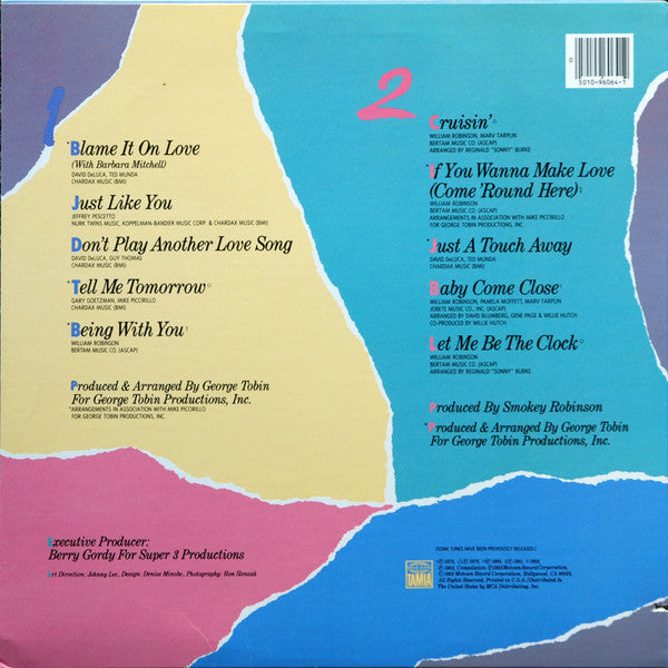 Robinson, Smokey - Blame It On Love & All The Great Hits (Vinyl, NM or M-) (Vinyl LP)