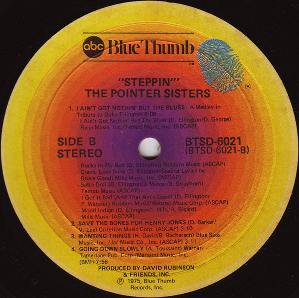 Pointer Sisters - Steppin' (VG) (Vinyl LP)