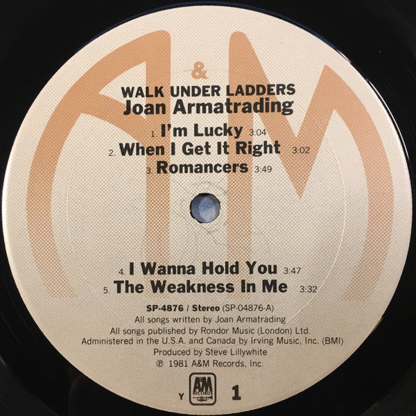 Armatrading, Joan - Walk Under Ladders (VG+) (Vinyl LP)