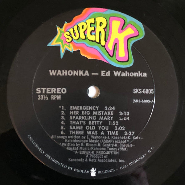 Wahonka - Wahonka (VG+) (Vinyl LP)