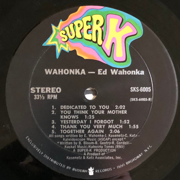 Wahonka - Wahonka (VG+) (Vinyl LP)