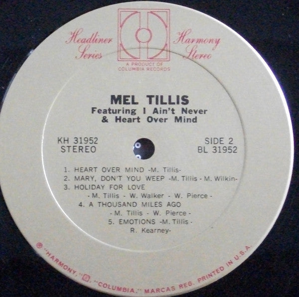 Tillis, Mel - Mel Tillis (VG+) (Vinyl LP)
