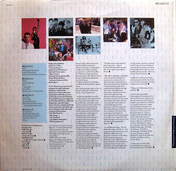Frankie Goes To Hollywood - Welcome To The Pleasuredome (VG+) (Vinyl LP)