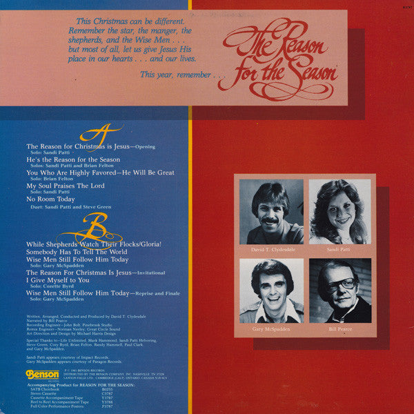 The Reason For The Season  (VG+) (Vinyl LP)