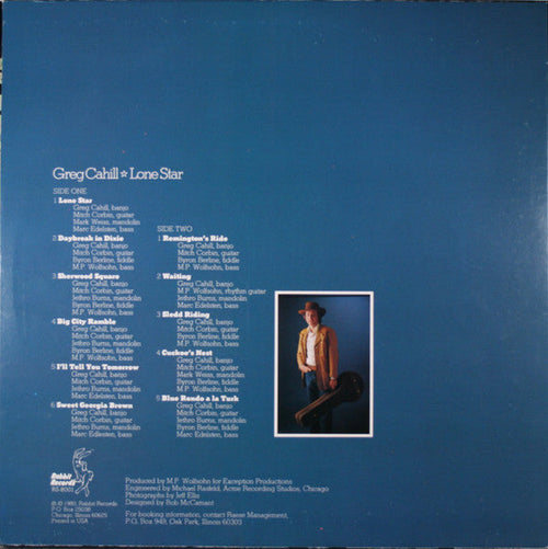 Cahill, Greg - Lone Star (VG+) (Vinyl LP)