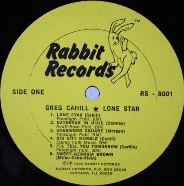 Cahill, Greg - Lone Star (VG+) (Vinyl LP)