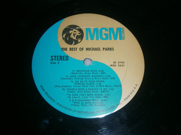 Parks, Michael - The Best Of (VG) (Vinyl LP)