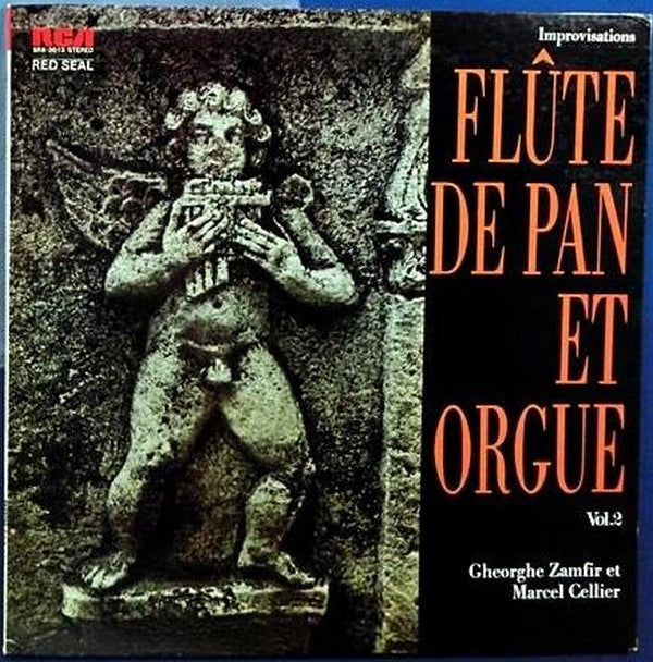 Zamfir Et Marcel Cellier - Improvisations Flute De Pan Et Orgue Vol. 2 (NM or M-) (Vinyl LP)