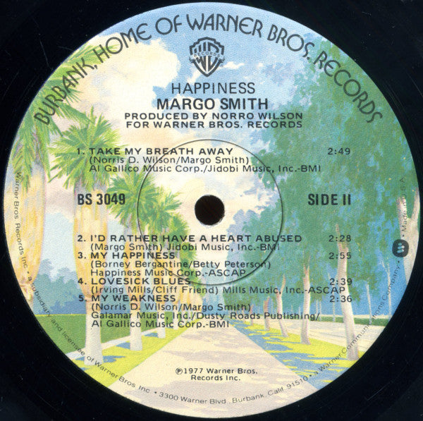 Smith, Margo - Happiness (Vinyl, VG+) (Vinyl LP)