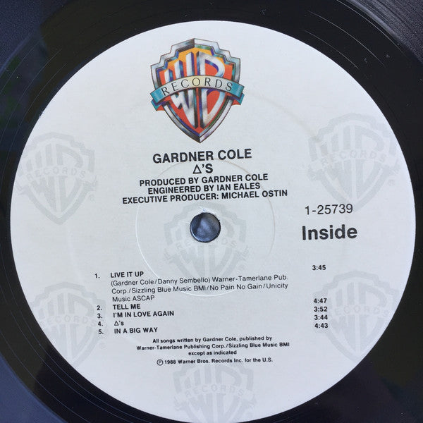 Cole, Gardner - Triangles (Vinyl, M) (Vinyl LP)