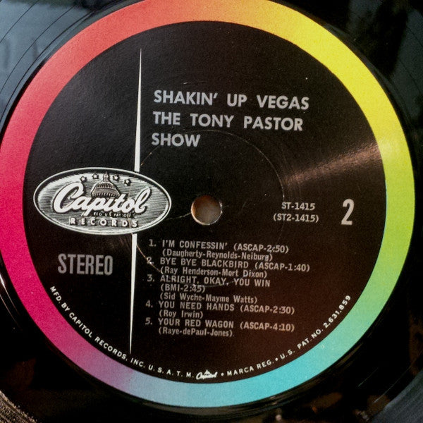 Pastor, Tony Show - Shakin' Up Vegas! (VG) (Vinyl LP)