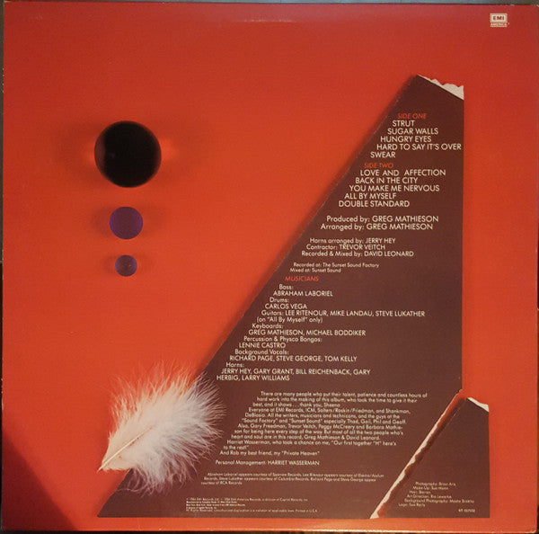 Easton, Sheena - A Private Heaven (VG+) (Vinyl LP)