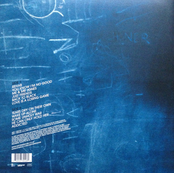 Winehouse, Amy - Back To Black (Vinyl, VG+) (Vinyl LP)